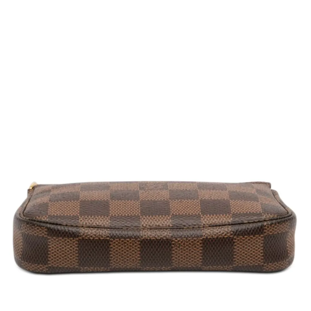 Louis Vuitton Damier Ebene Mini Pochette Accessoires Brown Very good - Inside View