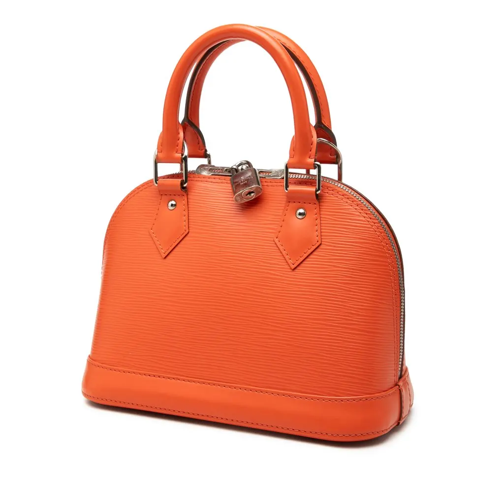 Louis Vuitton Epi Alma BB Orange Leather Very good - Back View