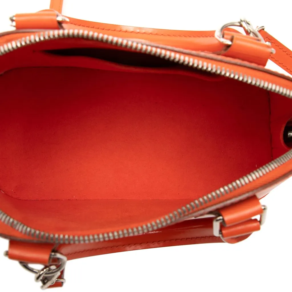 Louis Vuitton Epi Alma BB Orange Leather Very good - Model View