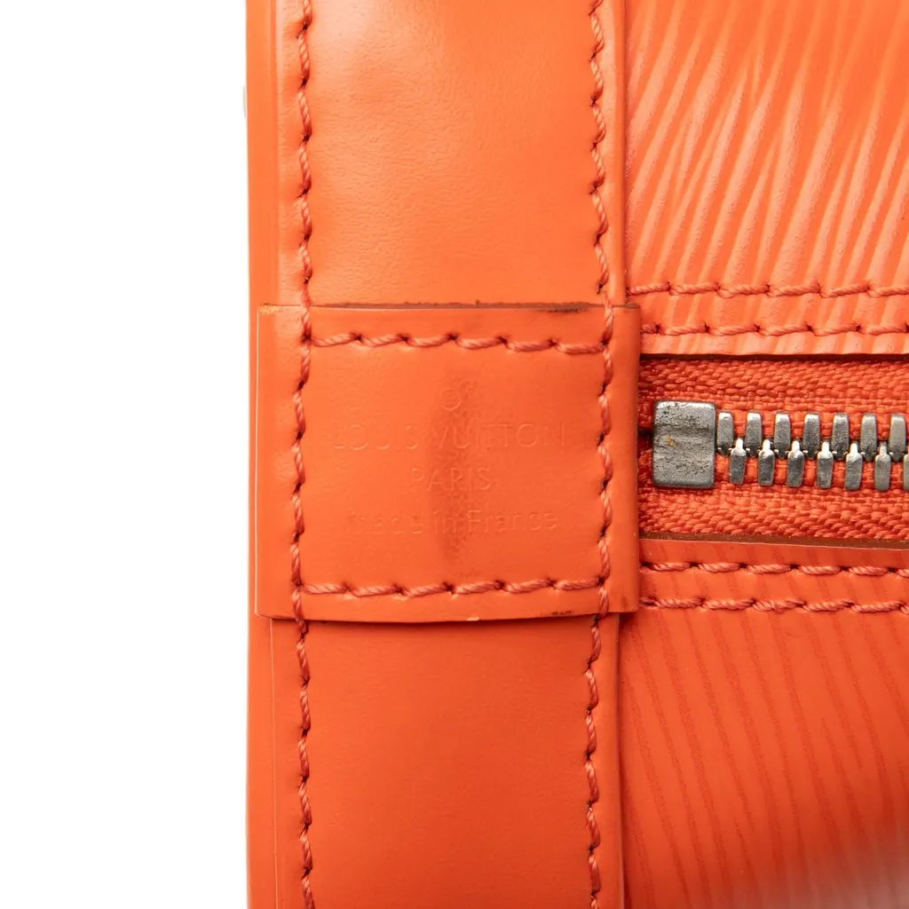 Louis Vuitton Epi Alma BB Orange Leather Very good - Box View