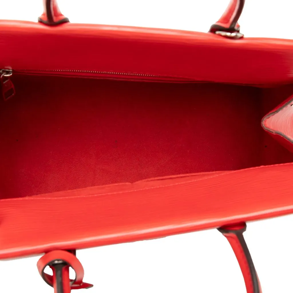 Louis Vuitton Epi Marly MM Red Leather Very good - Model View