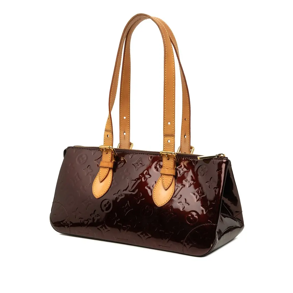 Louis Vuitton Monogram Vernis Rosewood Avenue Red Leather Good - Back View