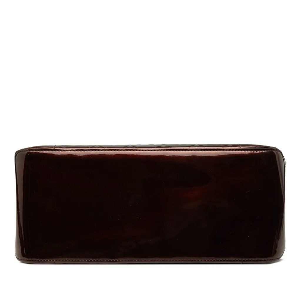 Louis Vuitton Monogram Vernis Rosewood Avenue Red Leather Good - Inside View