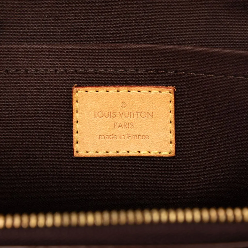 Louis Vuitton Monogram Vernis Rosewood Avenue Red Leather Good - Box View