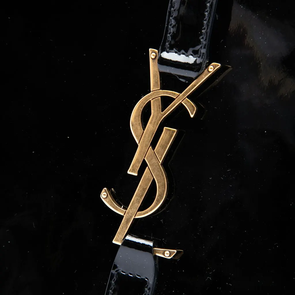 Saint Laurent Mini Patent Le 5 a 7 Black Leather Very good - Box View