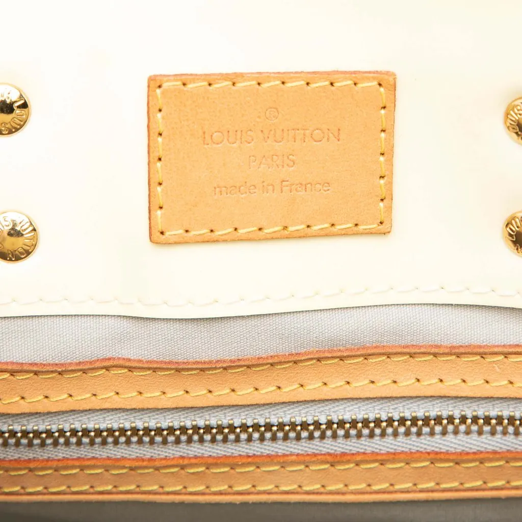 Louis Vuitton Monogram Vernis Reade PM White Leather Very good - Box View