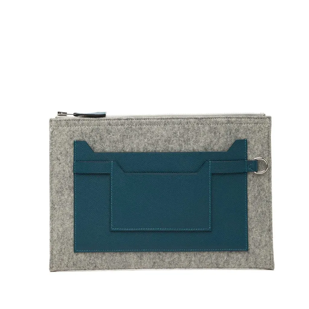 Hermès Epsom and Felt Toodoo 29 MultiColor Very good - Front View