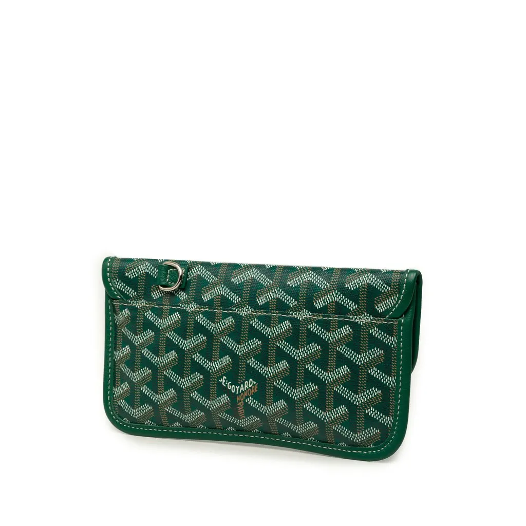 Goyard Goyardine Saint Louis Pouch Green Very good - Back View