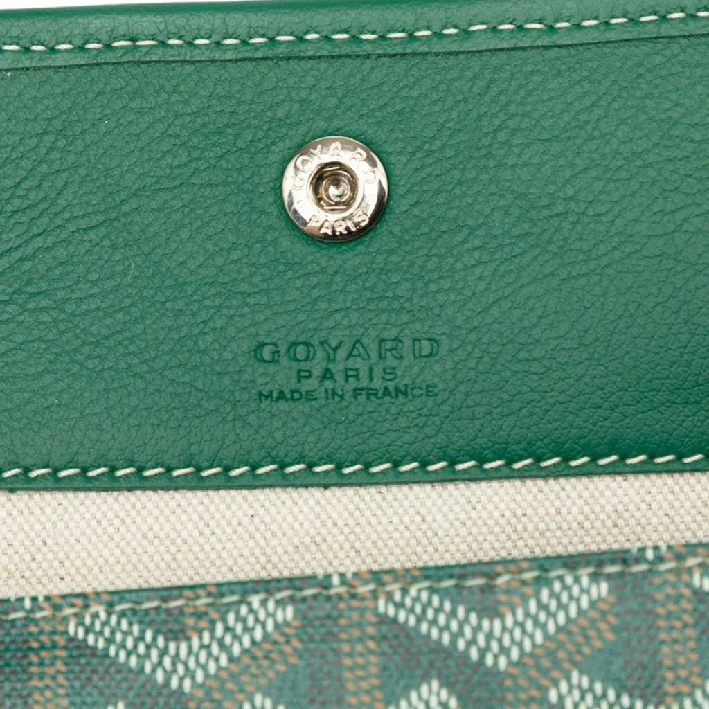 Goyard Goyardine Saint Louis Pouch Green Very good - Box View
