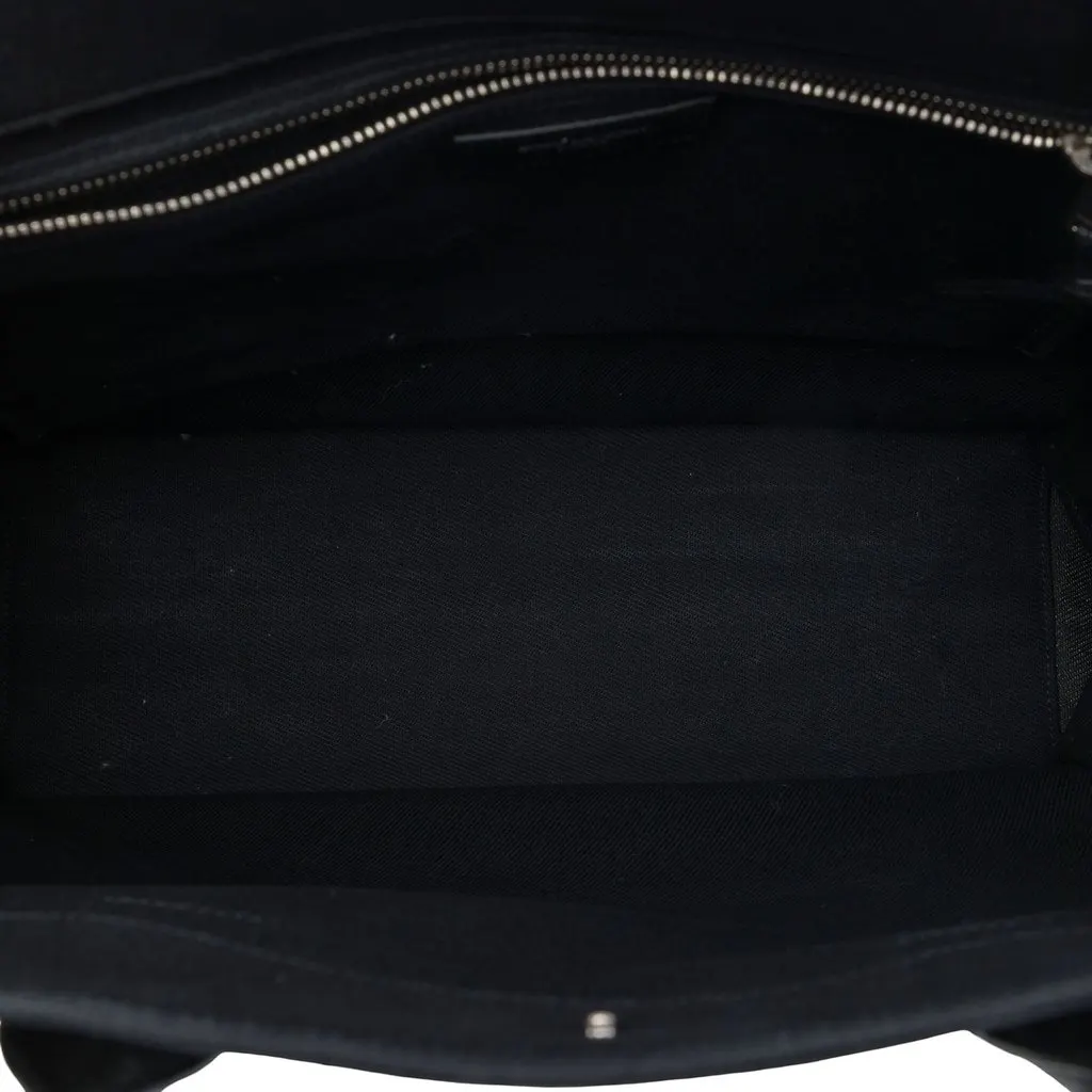 Saint Laurent Canvas Rive Gauche North South Tote Black Very good - Model View