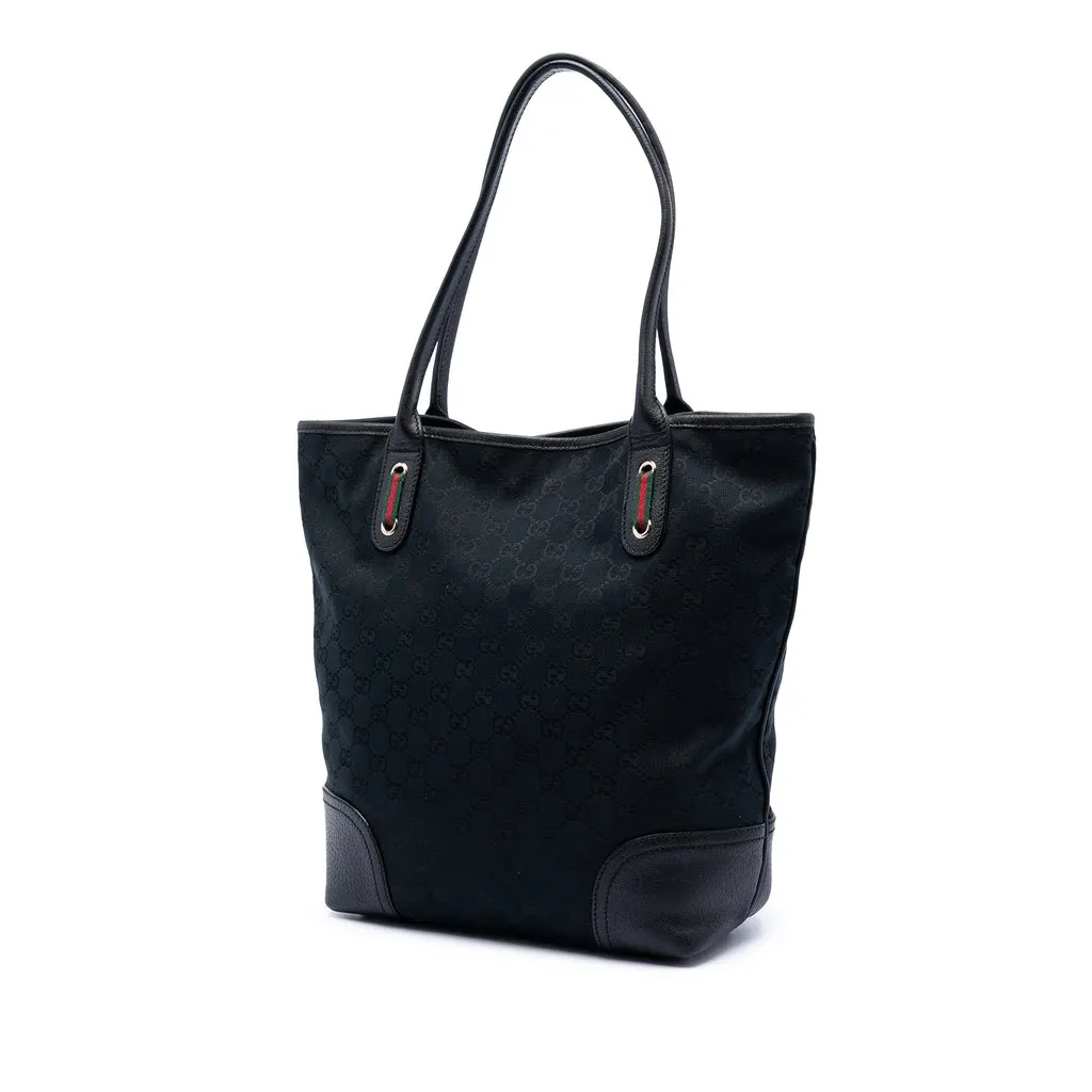 Gucci GG Canvas Princy Tote Blue Very good - Back View
