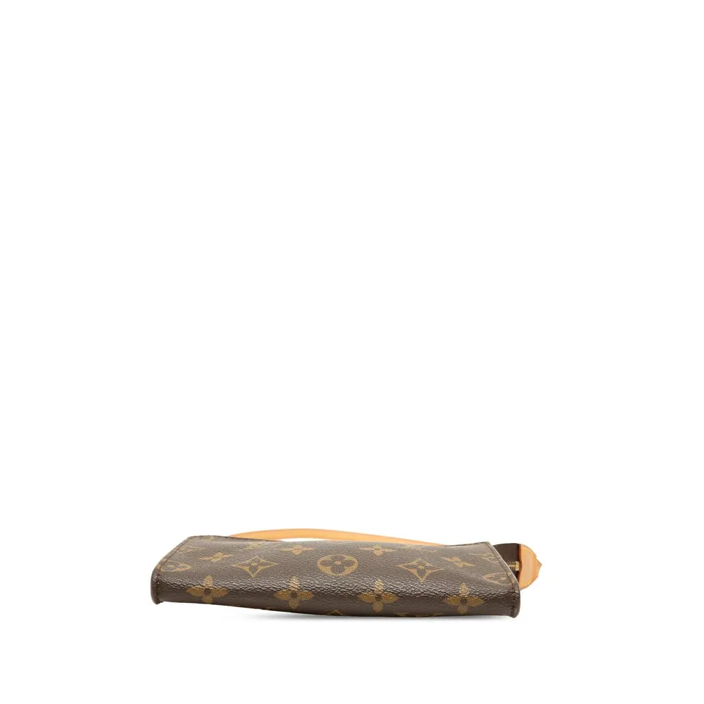 Louis Vuitton Monogram Bucket Pouch PM Brown Canvas Very good - Inside View
