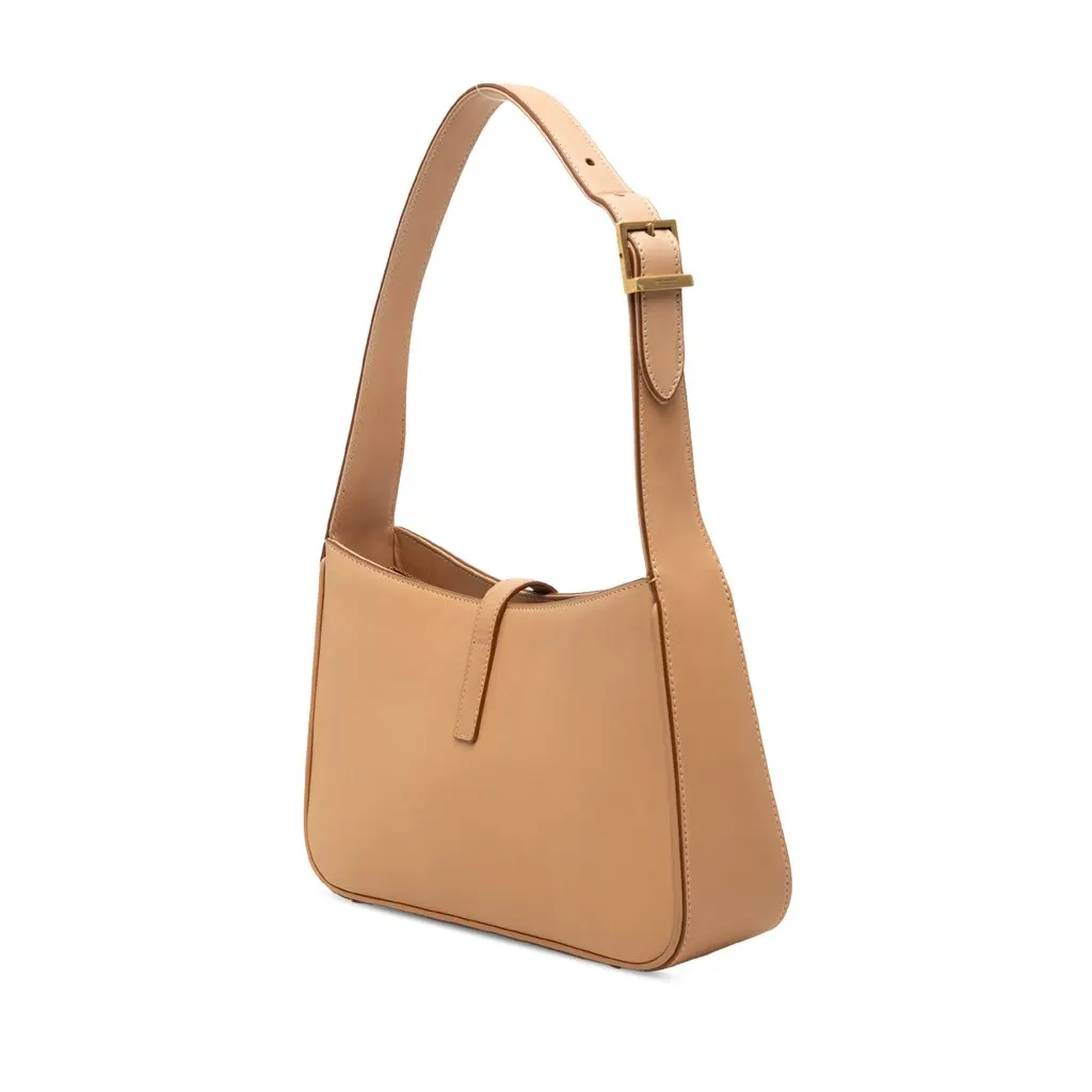 Saint Laurent Smooth Calfskin Le 5 a 7 Brown Leather Very good - Back View