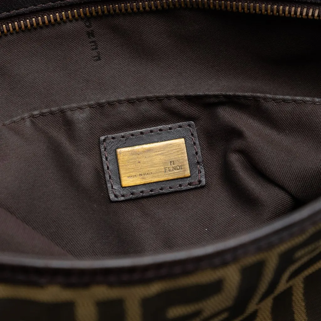 Fendi Zucca Canvas Crossbody Brown Very good - Box View