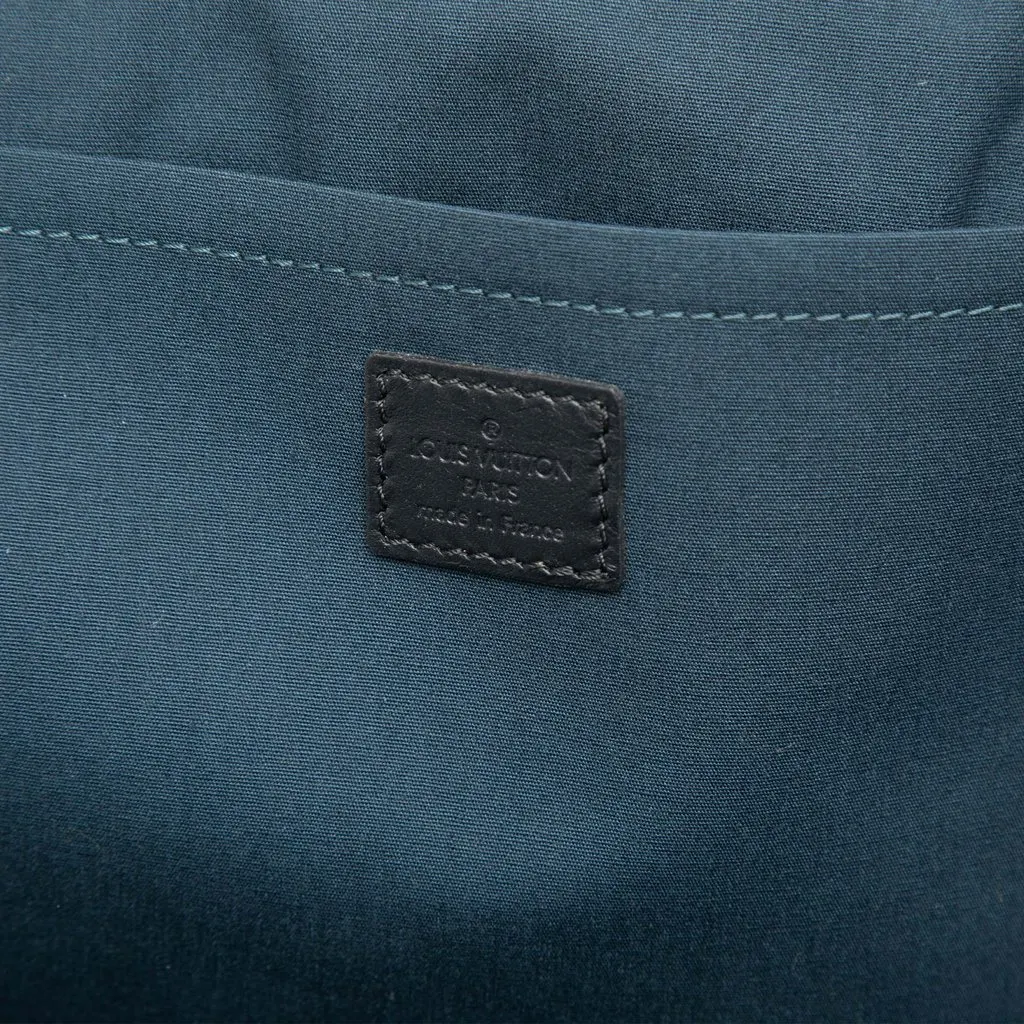 Louis Vuitton Monogram Mini Lin Claudine Duffle Bag Blue Canvas Good - Box View