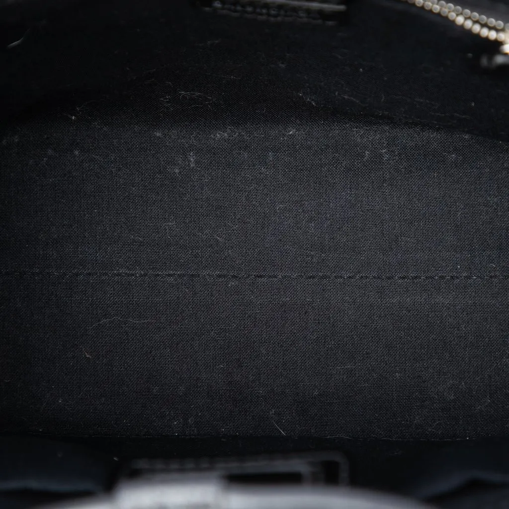 Balenciaga Patent Logo Shopping Tote XXS Black Leather Very good - Model View