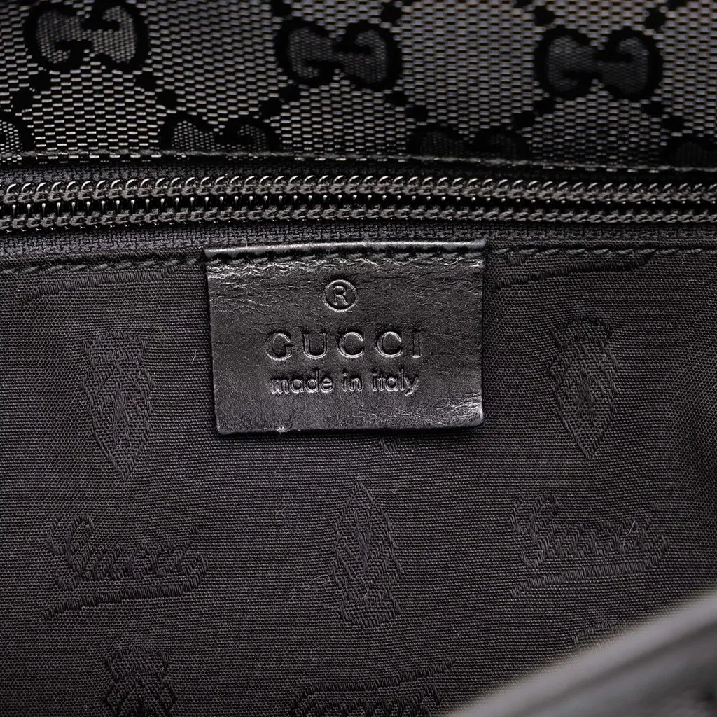 Gucci GG Imprime Crossbody Black Canvas Very good - Box View