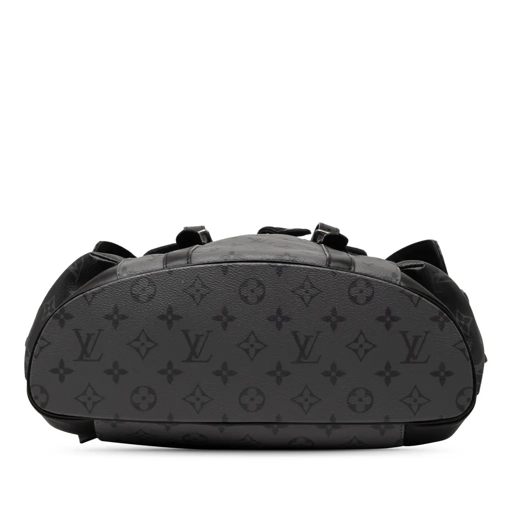 Louis Vuitton Monogram Reverse Eclipse Christopher PM Black Very good - Inside View