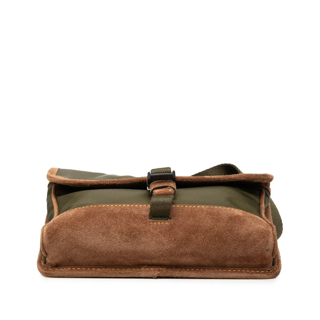 Prada Suede Trimmed Re Nylon Smartphone Case Green Very good - Inside View