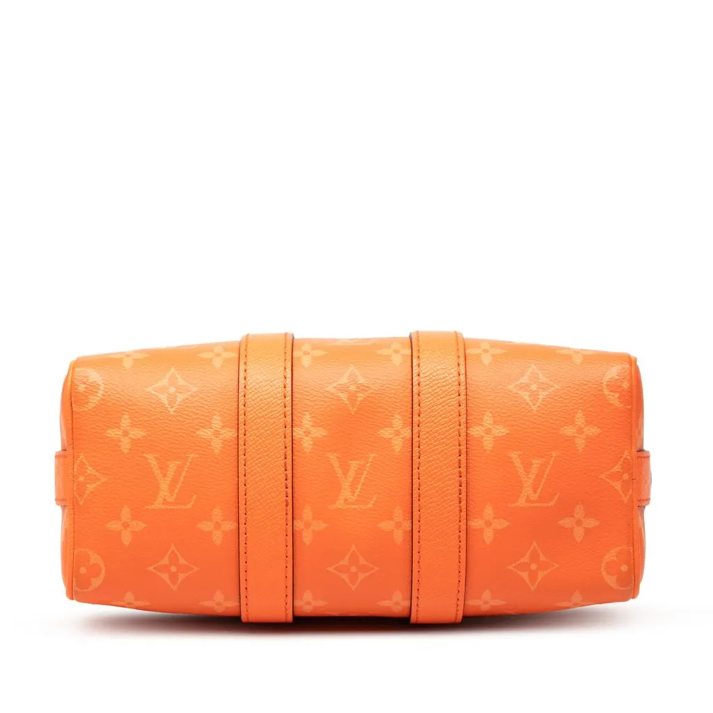 Louis Vuitton Taigarama Keepall Bandouliere 25 Orange Leather Very good - Inside View