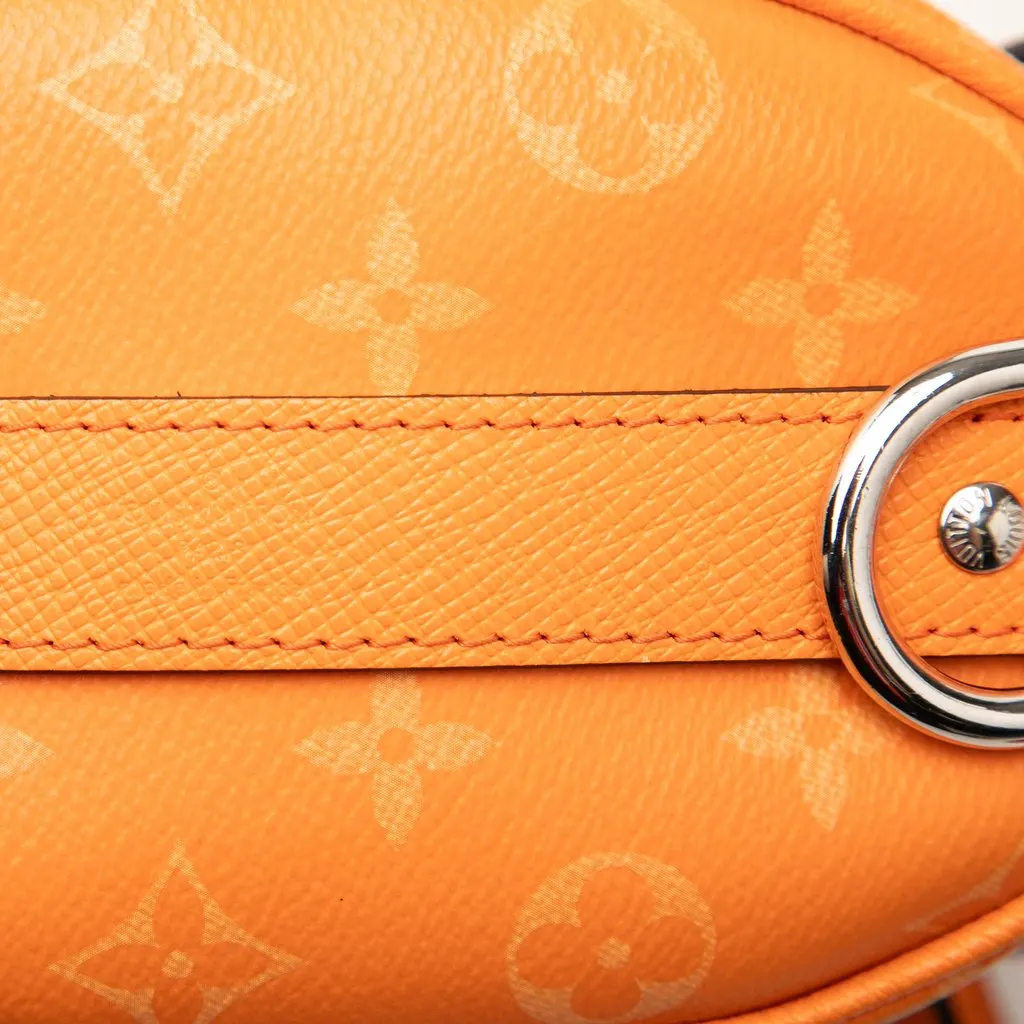 Louis Vuitton Taigarama Keepall Bandouliere 25 Orange Leather Very good - Box View