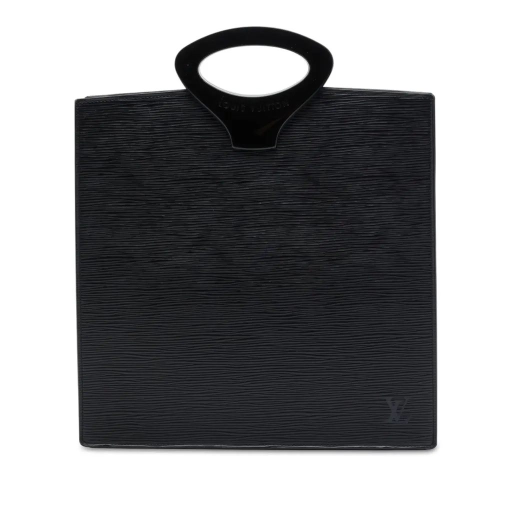 Louis Vuitton Epi Ombre Black Leather Good - Front View