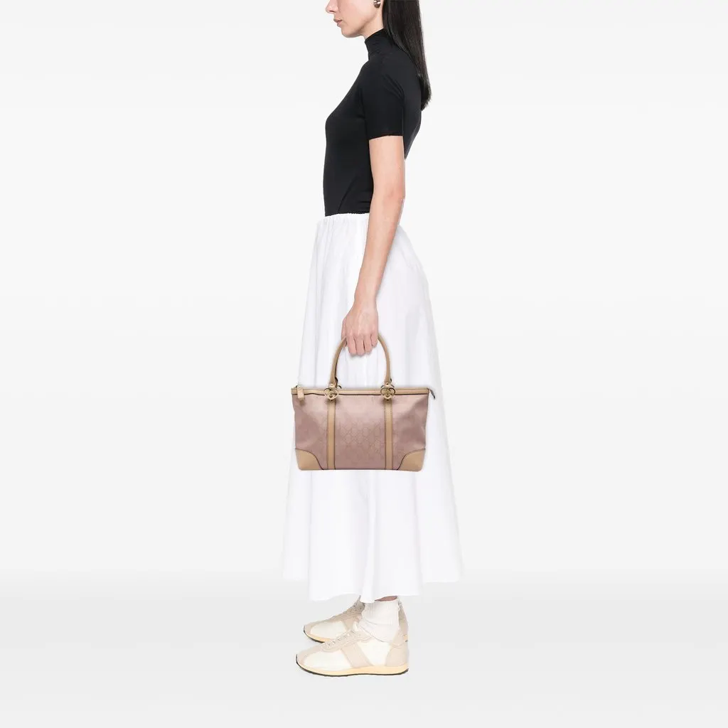 Gucci GG Canvas Lovely Tote Pink Canvas Very good - Box View