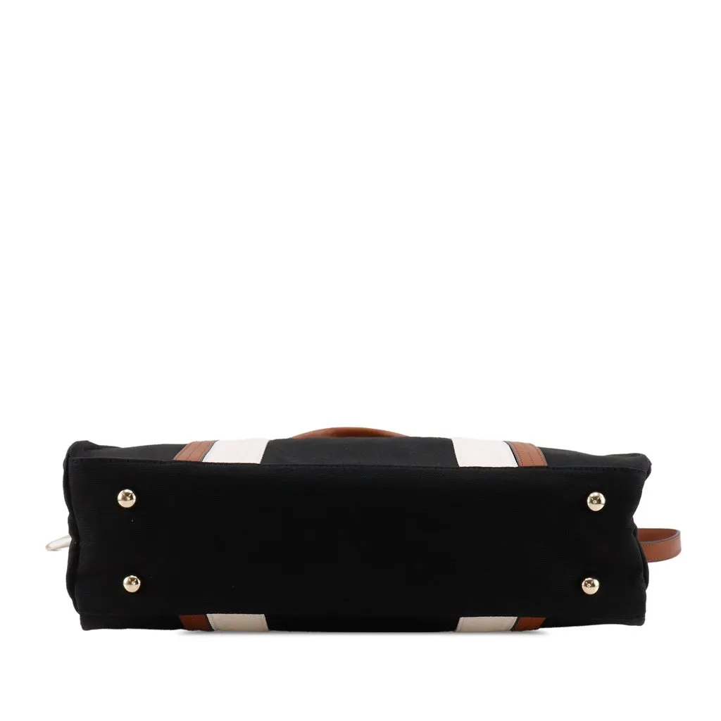Chloé Canvas Diaper Bag Black Very good - Inside View