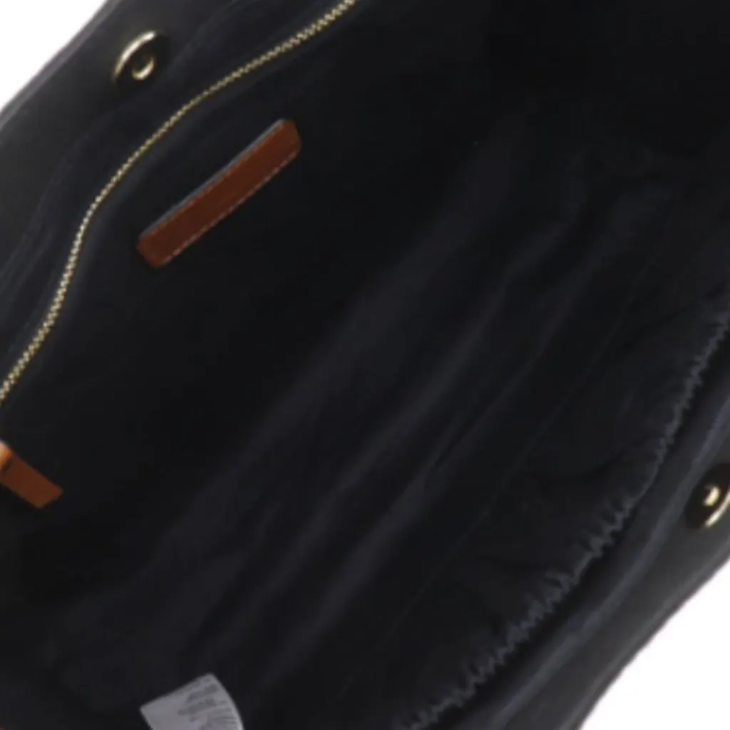Chloé Canvas Diaper Bag Black Very good - Model View