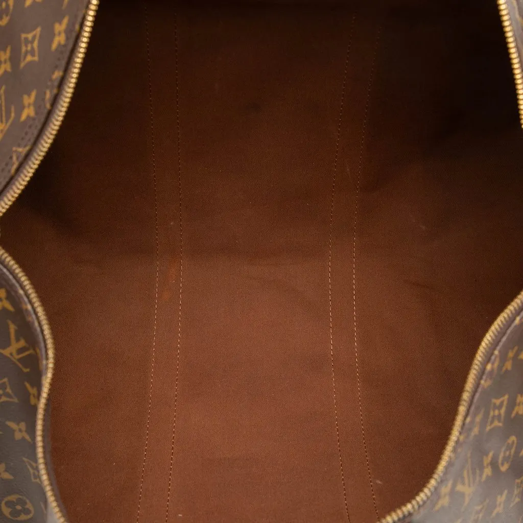 Louis Vuitton Monogram Keepall 50 Brown Very good - Model View