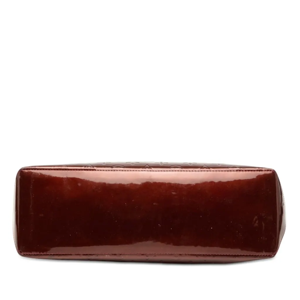 Louis Vuitton Monogram Vernis Wilshire MM Red Leather Very good - Inside View