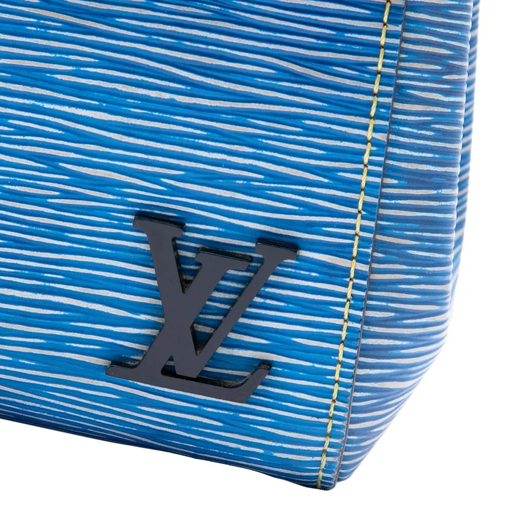 Louis Vuitton Epi Denim Cluny BB Blue Leather Very good - Box View
