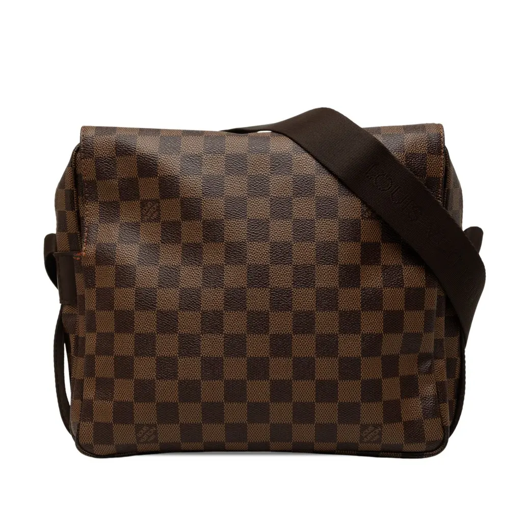 Louis Vuitton Damier Ebene Naviglio Brown Very good - Front View