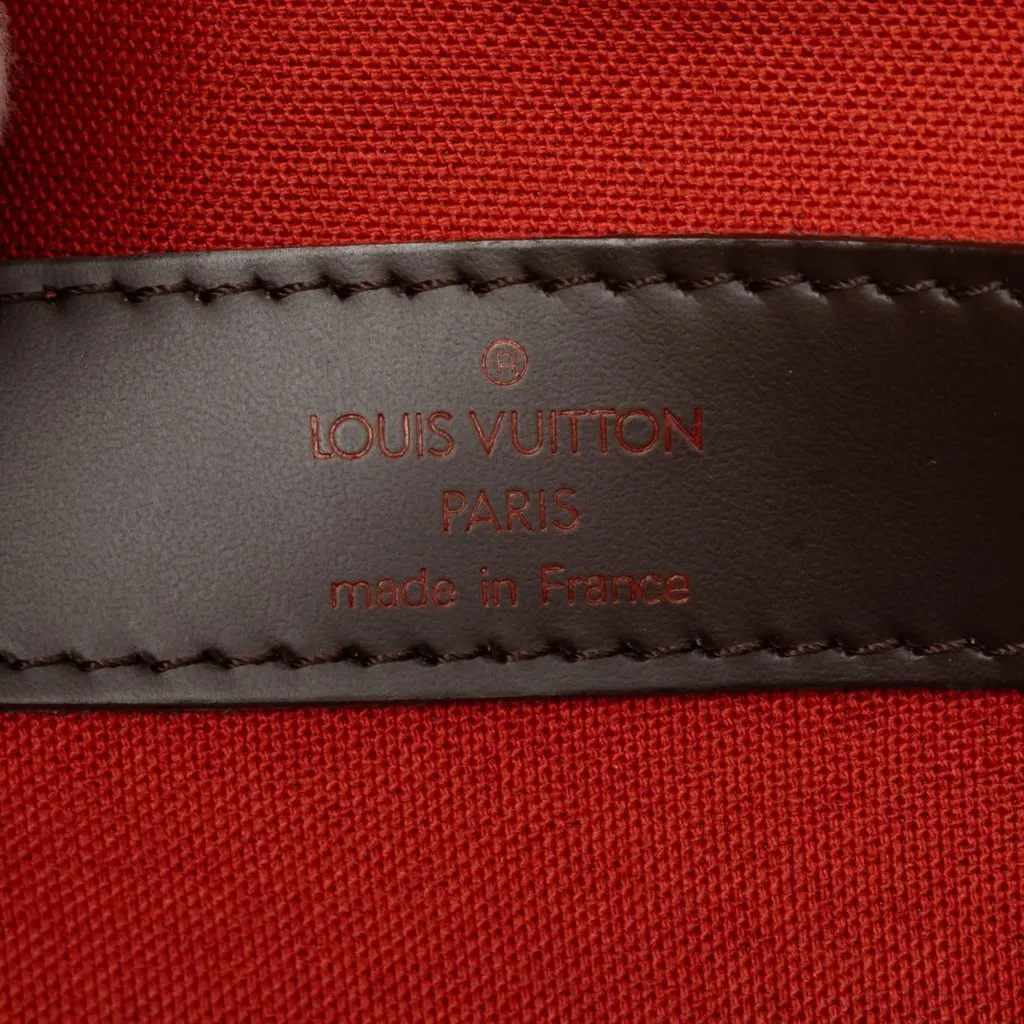 Louis Vuitton Damier Ebene Naviglio Brown Very good - Box View