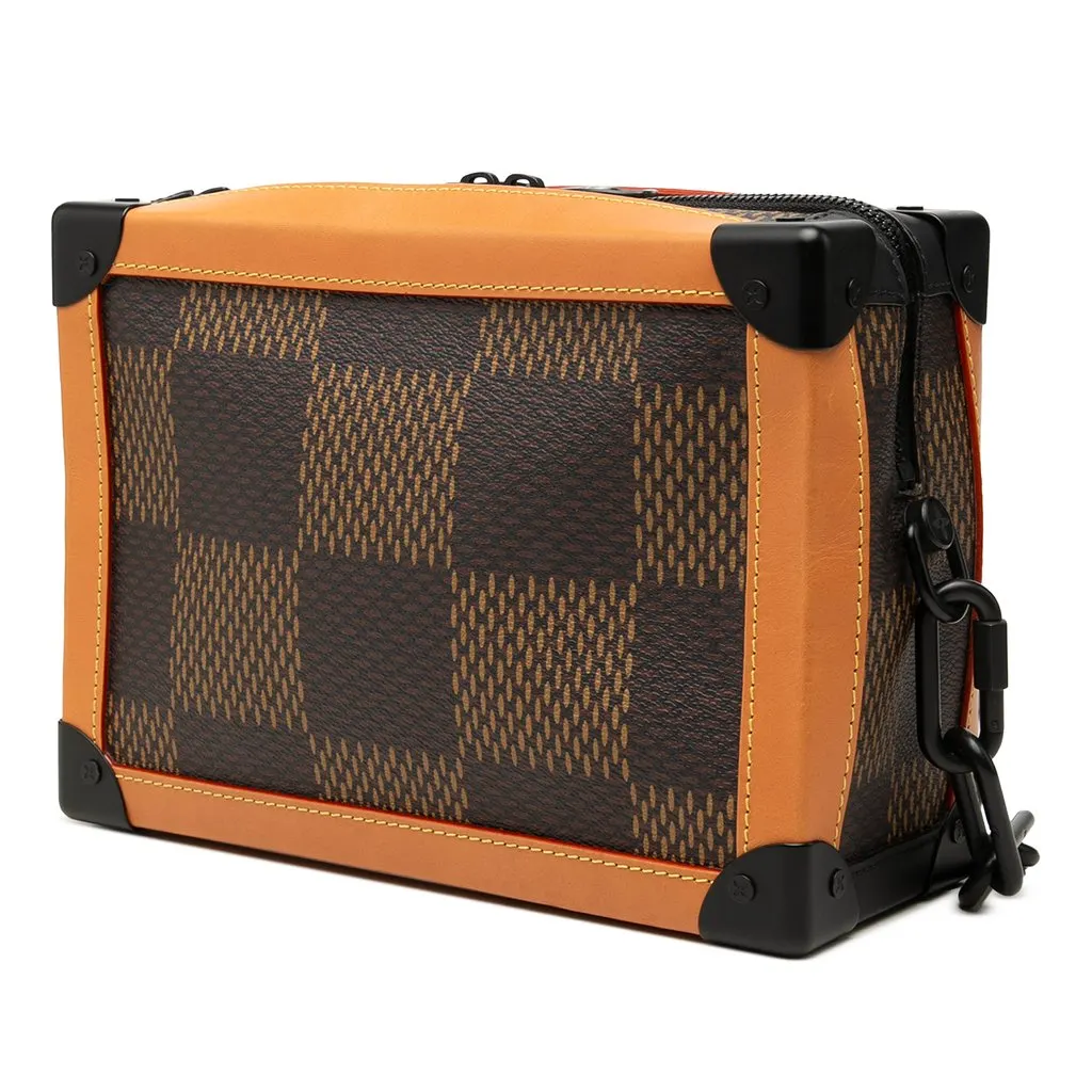 Louis Vuitton Nigo Giant Damier Ebene Monogram Soft Trunk Brown Canvas Very good - Back View