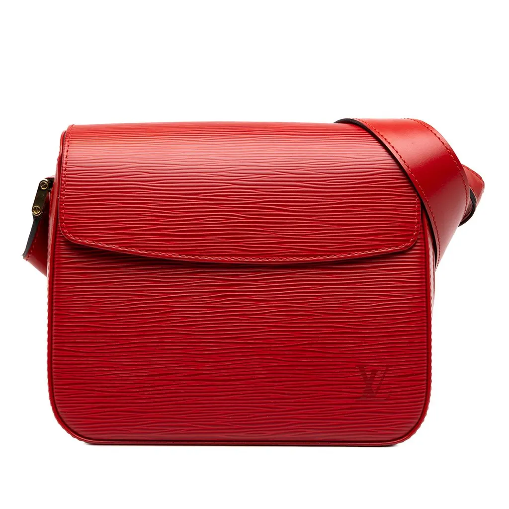 Louis Vuitton Epi Buci Red Leather Good - Front View