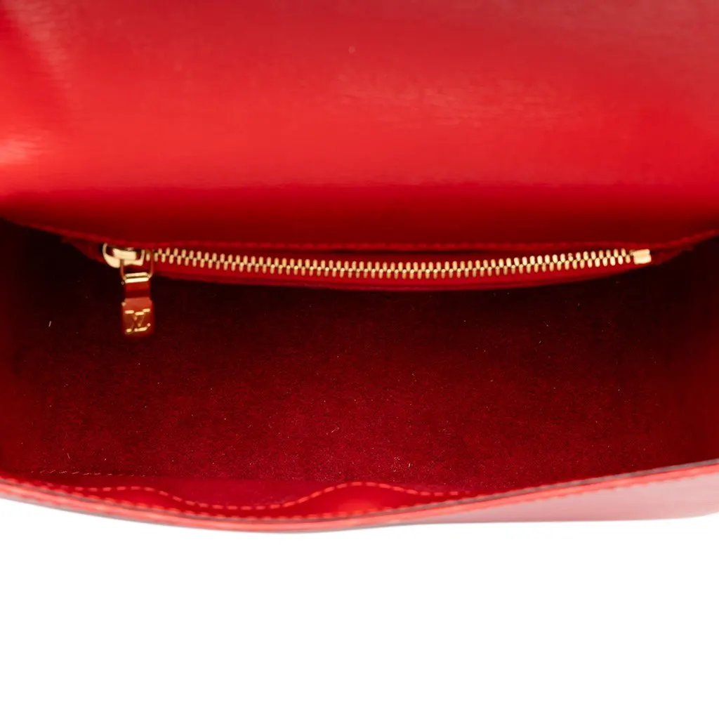 Louis Vuitton Epi Buci Red Leather Good - Model View