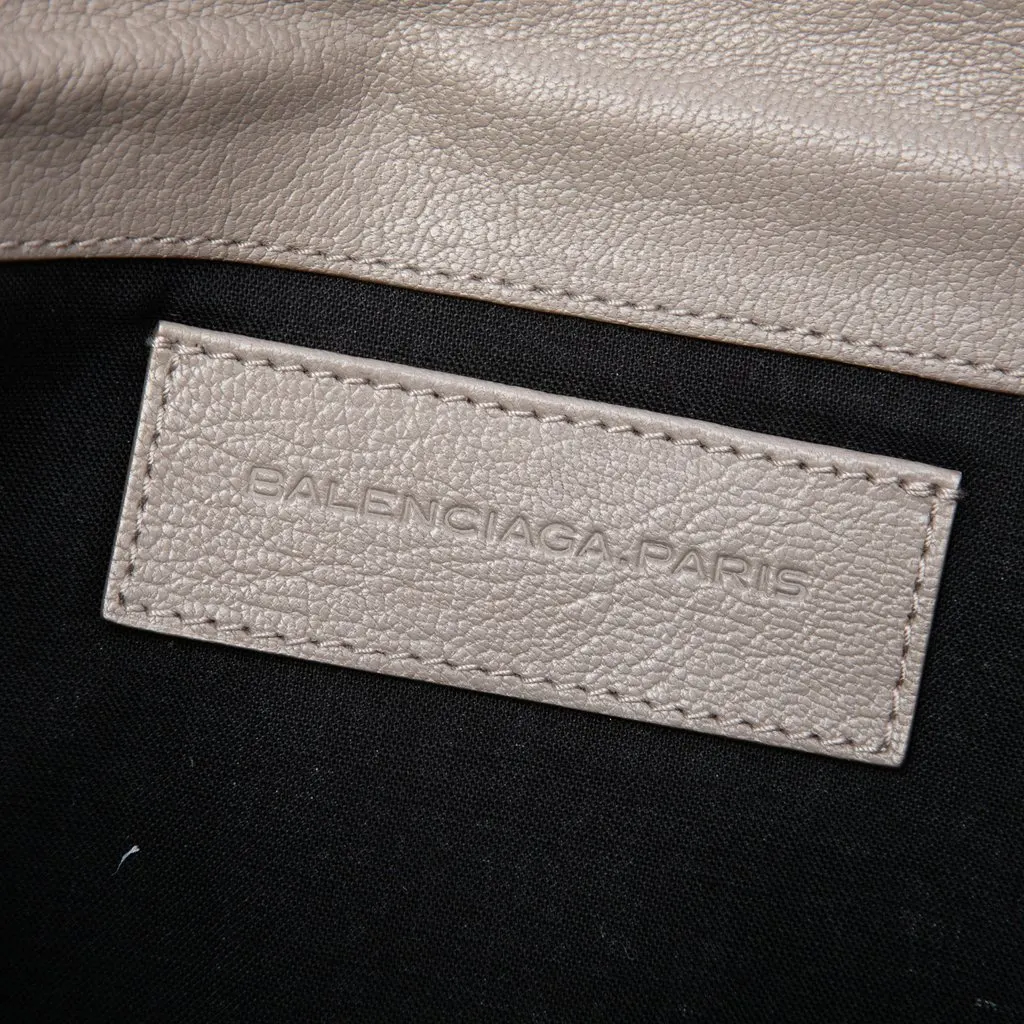 Balenciaga Goatskin Motocross Giant 12 Envelope Clutch Brown Leather Very good - Box View