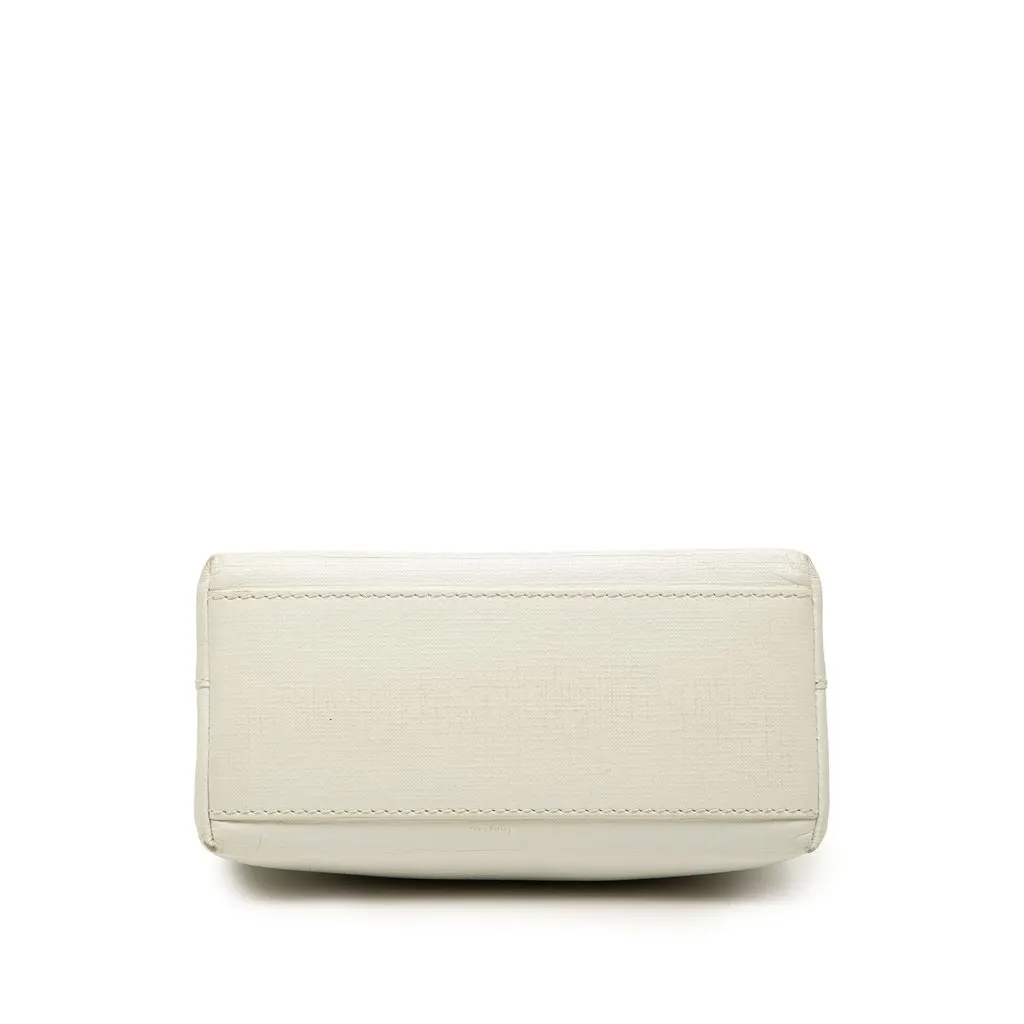 Balenciaga Leather Logo Shopping Tote XXS White Leather Very good - Inside View
