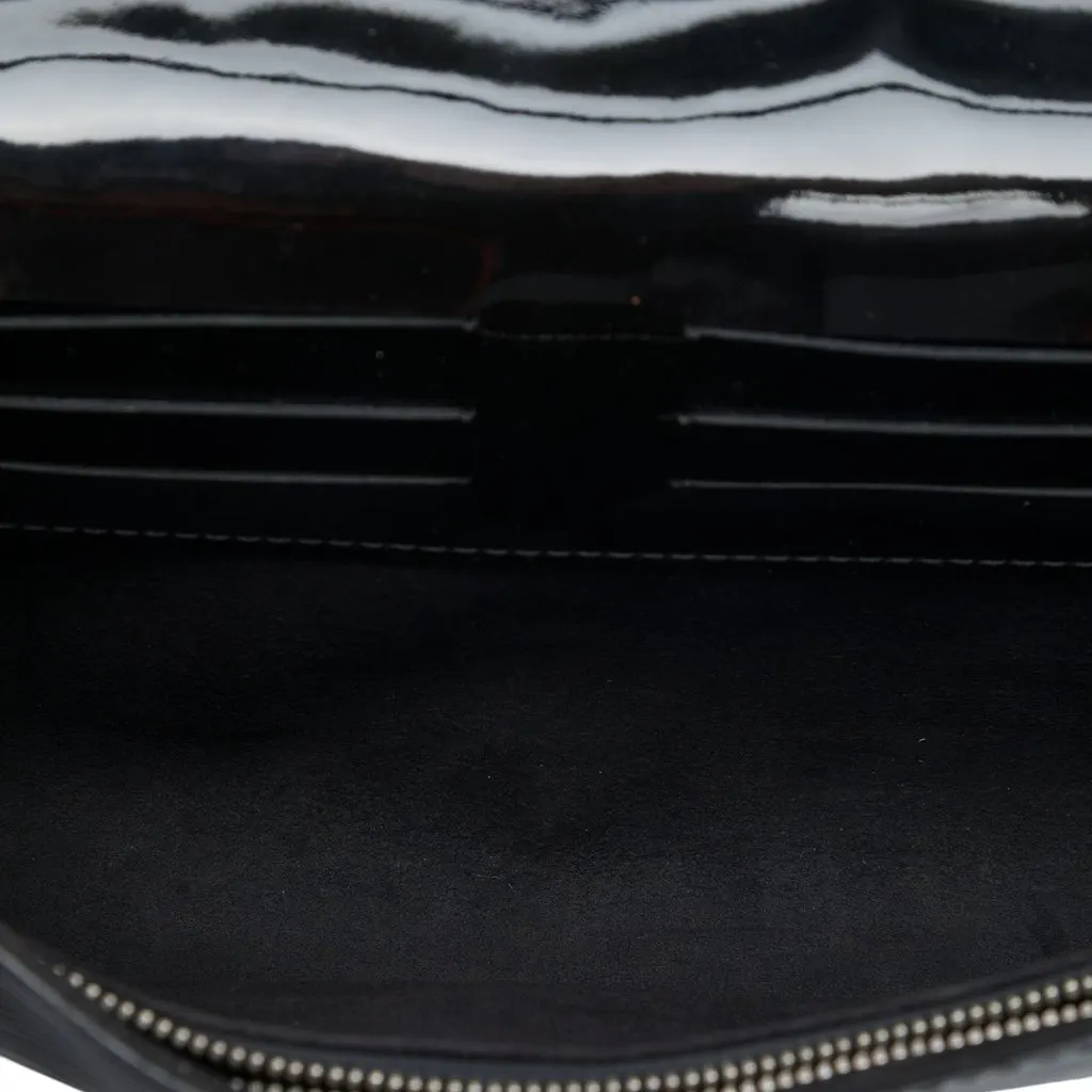 Louis Vuitton Electric Epi Sevigne Clutch Black Leather Very good - Model View