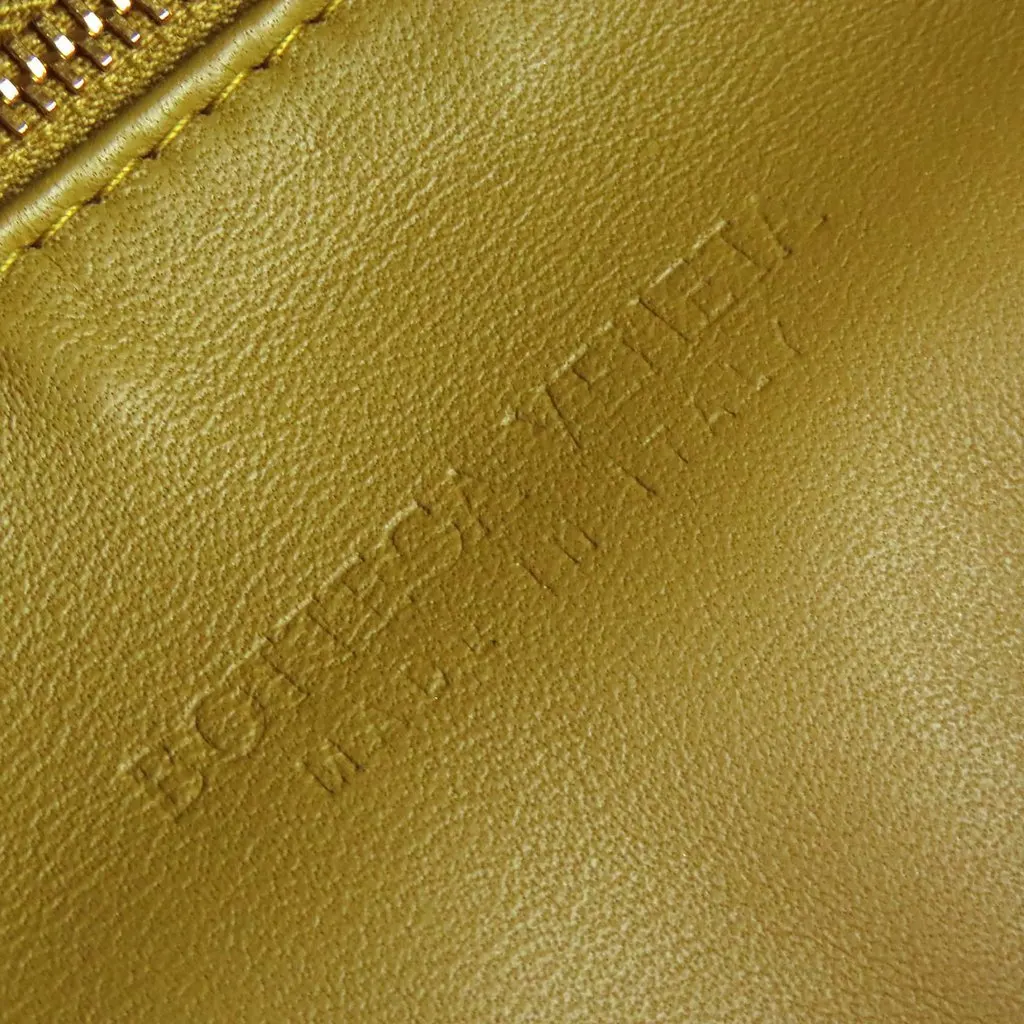 Bottega Veneta Lambskin The Body Pouch Crossbody Brown Leather Very good - Box View