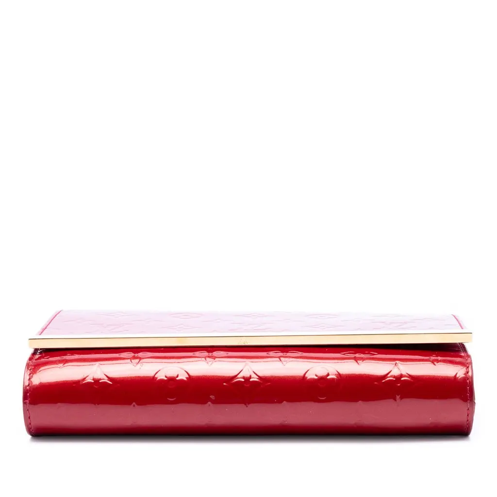 Louis Vuitton Monogram Vernis Ana Red Leather Very good - Inside View