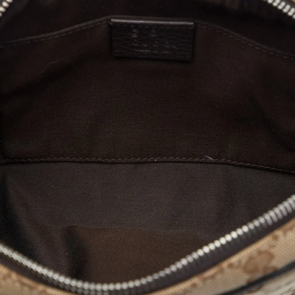 Gucci GG Canvas Belt Bag Beige Very good - Model View