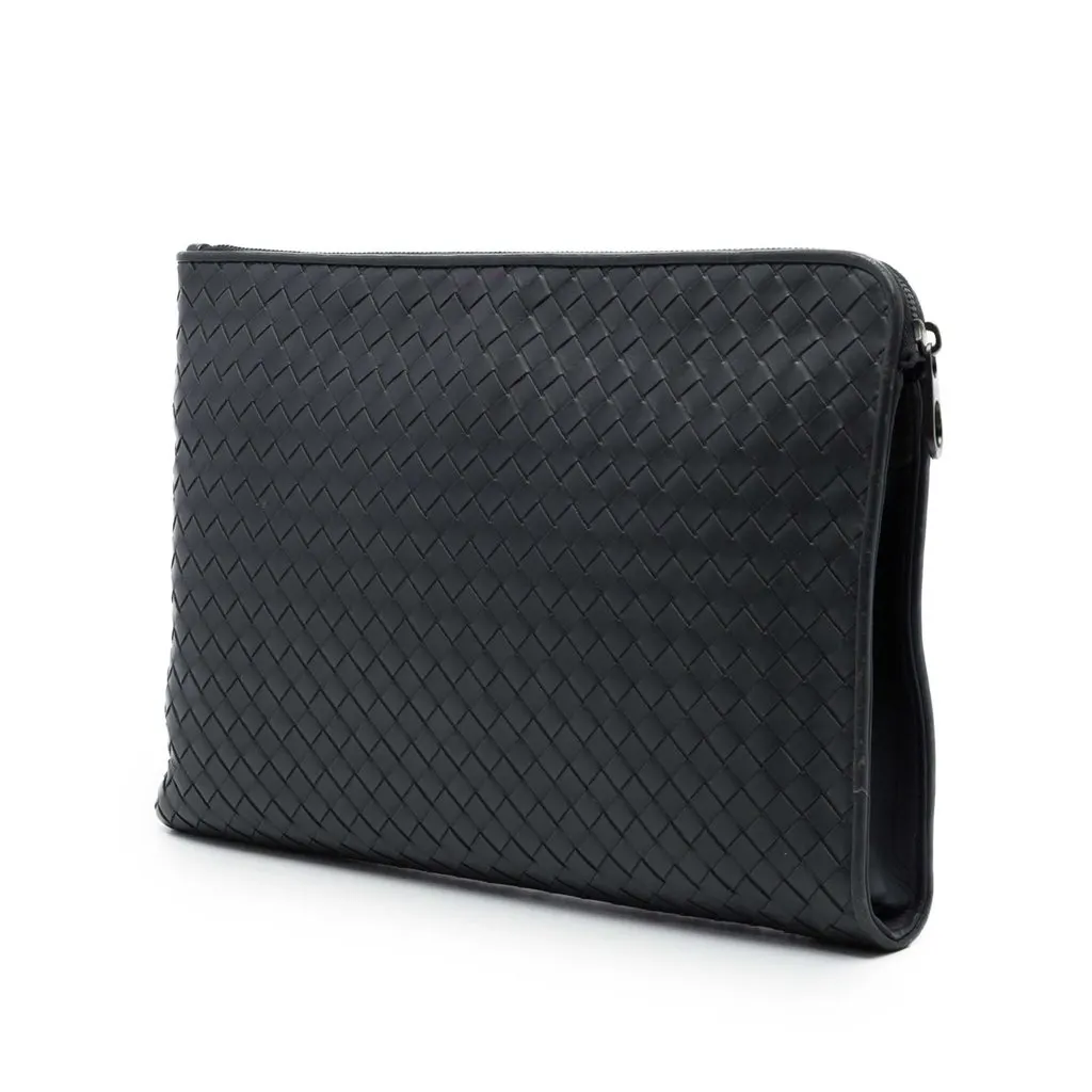 Bottega Veneta Nappa Intrecciato Clutch MultiColor Leather Very good - Back View