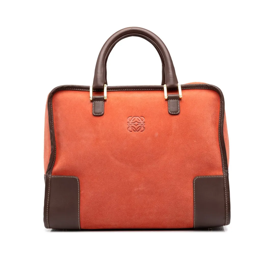 Loewe Suede Amazona 32 Orange Suede Good - Front View