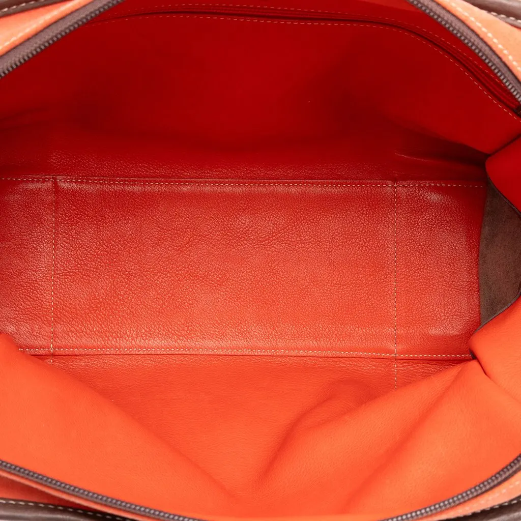 Loewe Suede Amazona 32 Orange Suede Good - Model View