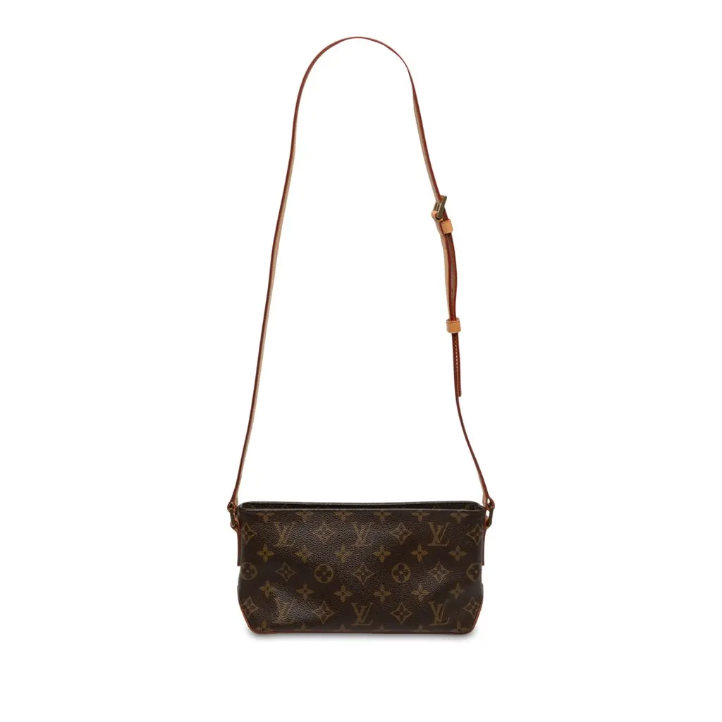 Louis Vuitton Monogram Trotteur Brown Canvas Very good - Front View
