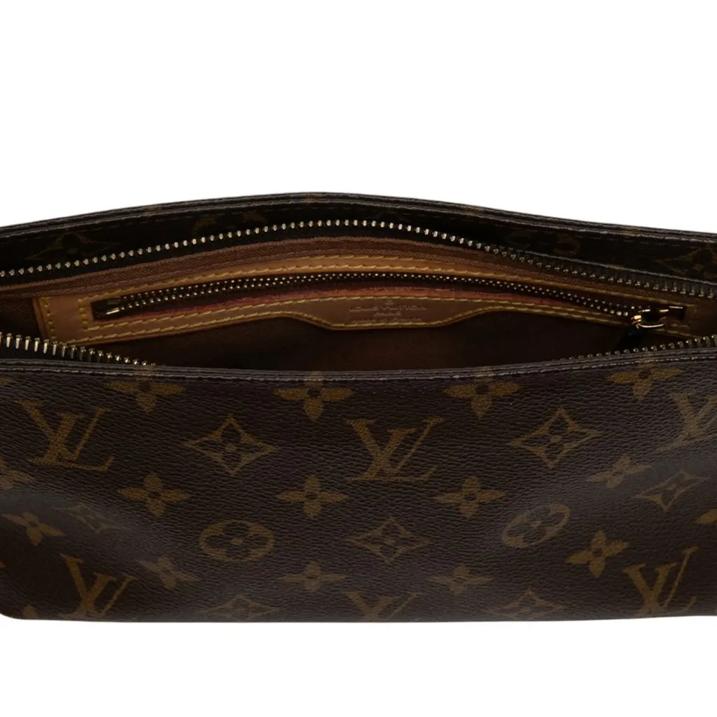Louis Vuitton Monogram Trotteur Brown Canvas Very good - Model View