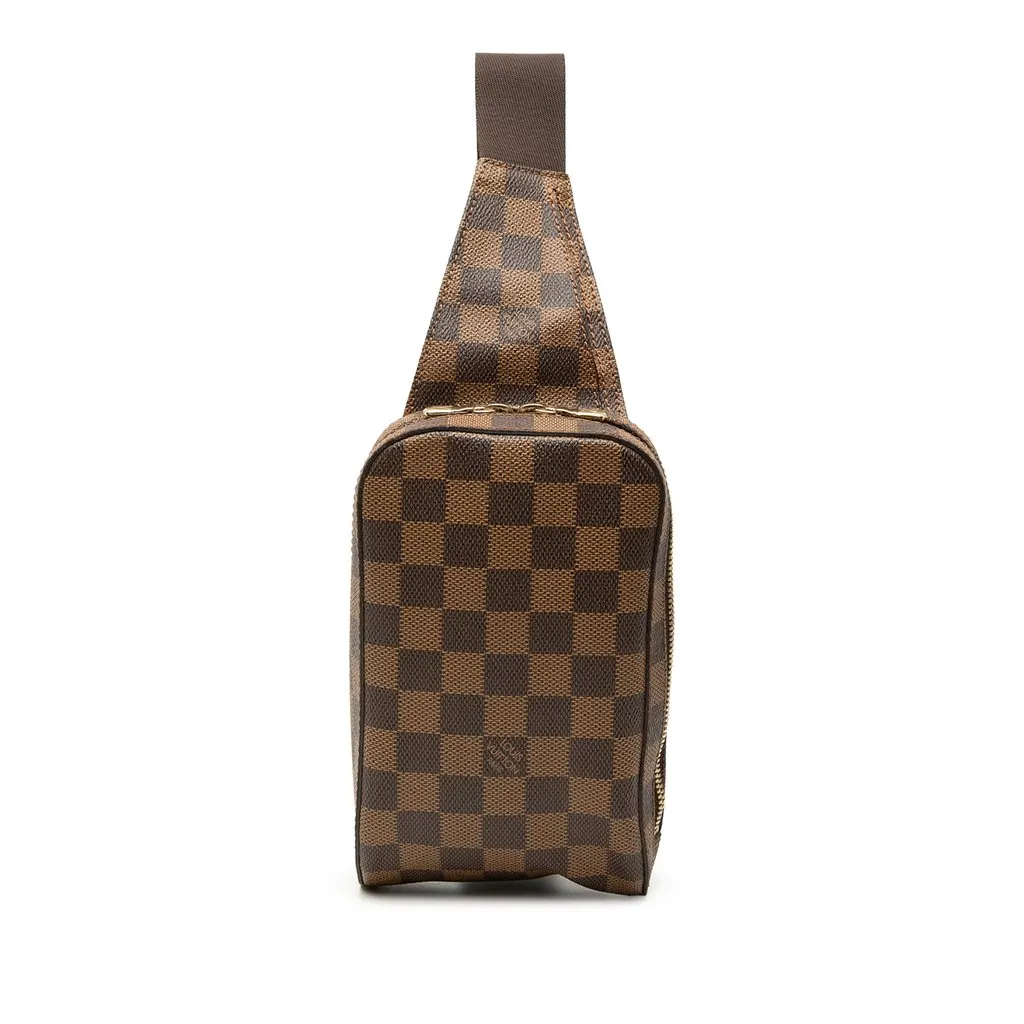 Louis Vuitton Damier Ebene Geronimos Brown Canvas Very good - Front View