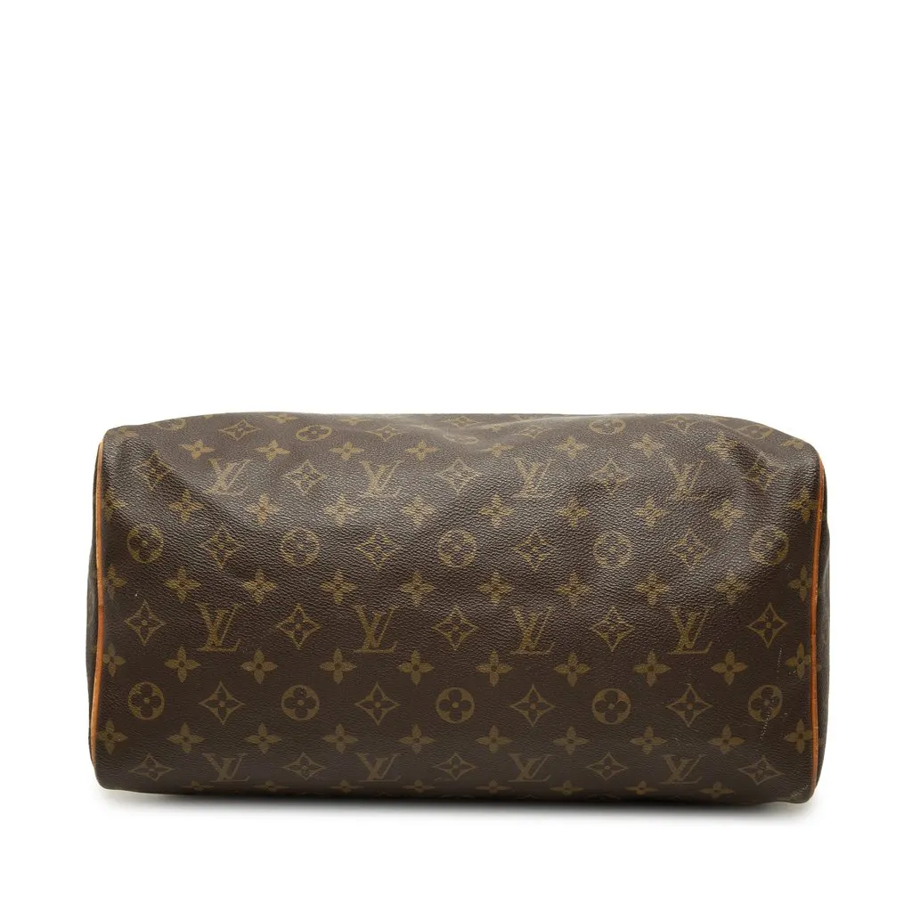 Louis Vuitton Monogram Speedy 35 Brown Canvas Good - Inside View
